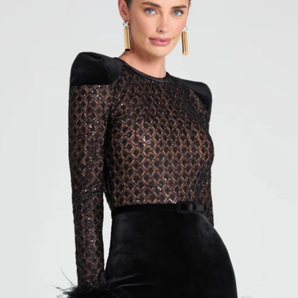 Nadine Merabi Monique Jumpsuit black - Picture 2 of 5